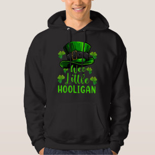 Moletom Wee Little Hooligan Dia de São Patrício Lucky Clov