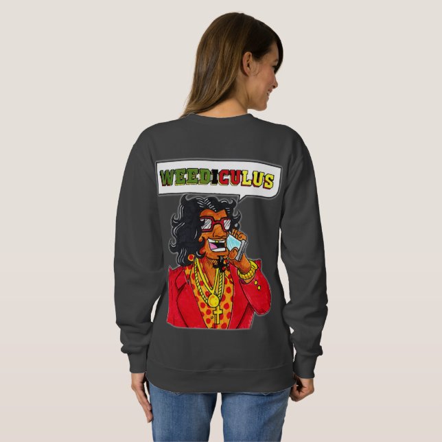 Moletom Weediculus Long Sleeve Womens (Parte Traseira Completa)