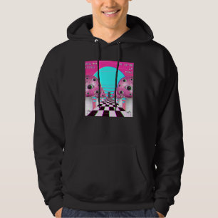 Moletom Weircore Vaporwave Aestético Mushroom Eyes Retro