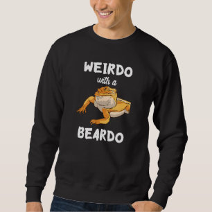 Moletom Weirdo Com Um Dragão-Replente De Barba