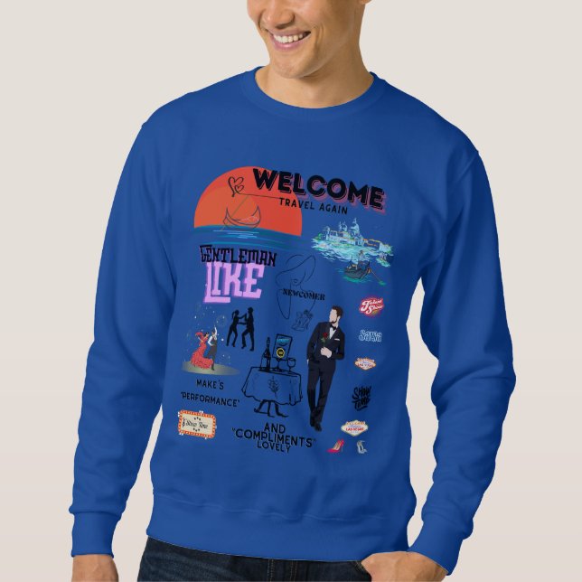 MOLETOM WELCOME TRAVEL AGAIN (Frente)