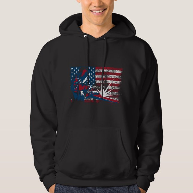Moletom Welder American Flag (Frente)