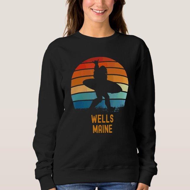 Moletom Wells Maine Sasquatch Souvenir (Frente)