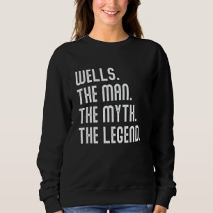 Moletom Wells Man Myth Legend Shirt Gifs Para Mens Engraça