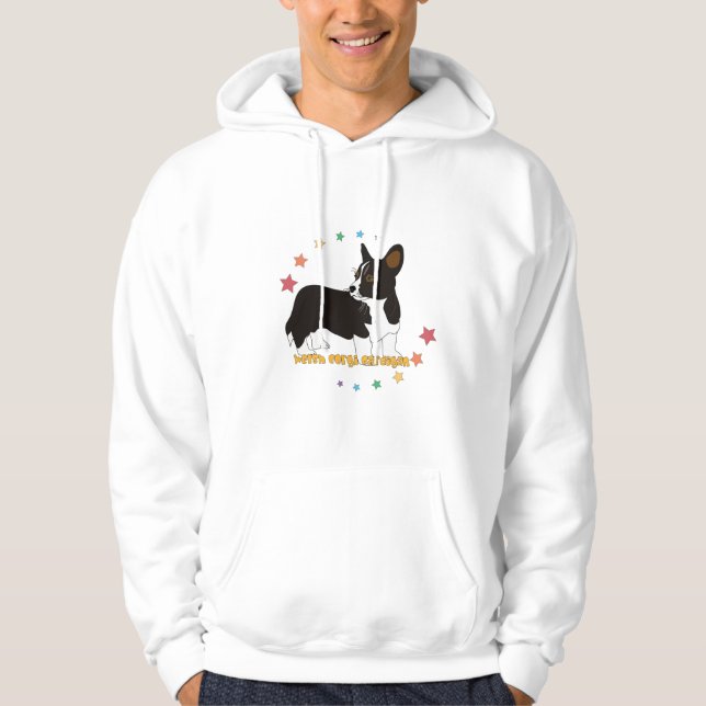Moletom Welsh Corgi Cardigan (Frente)