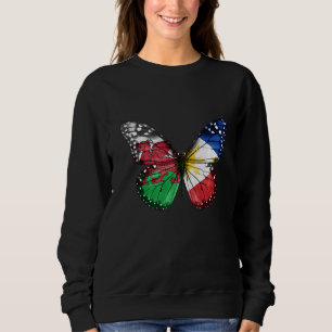 Moletom Welsh Filipino Flag Butterfly