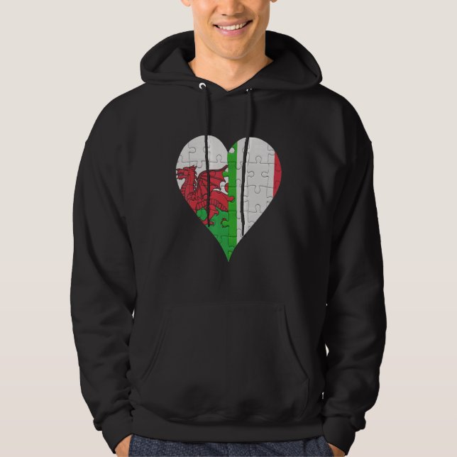Moletom Welsh Flag Heart (Frente)