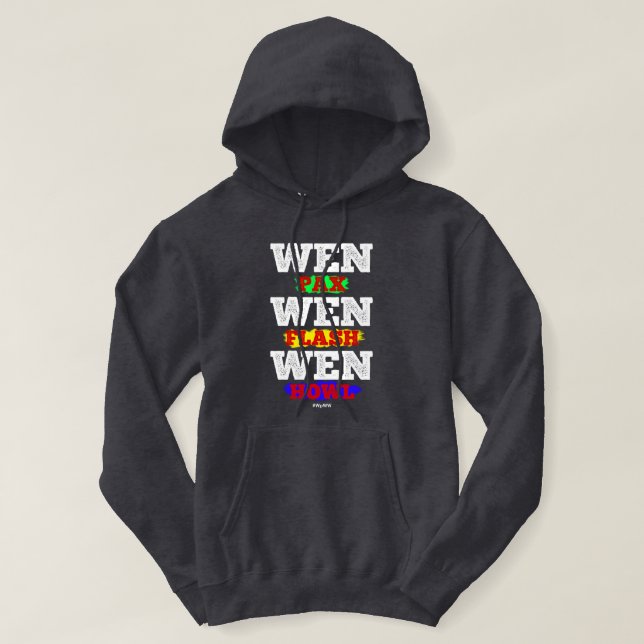 Moletom Wen Pax Wen Flash Wen Howl WpWW Engraçado (Frente do Design)
