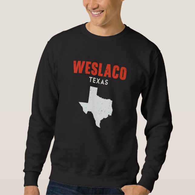 Moletom Weslaco Texas USA State America Travel Texan (Frente)