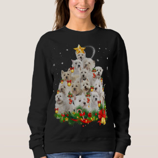 Moletom West Highland White Terrier, Luzes de Árvore de Na