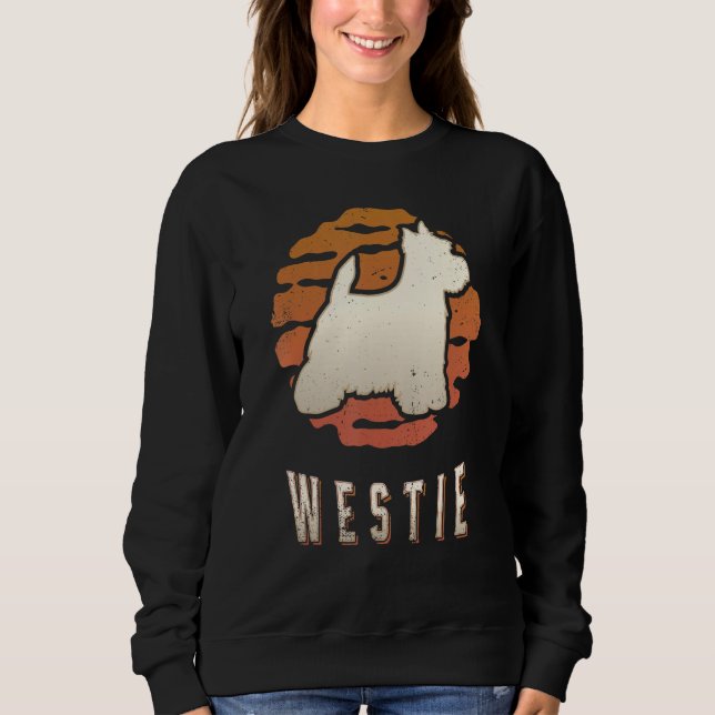 Moletom West Highland White Terrier Vintage Retro Classic  (Frente)