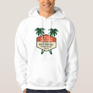 Moletom West Palm Beach Auditorium Marquee Concert Hoodie