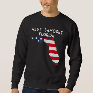 Moletom West Samoset Florida EUA State America Viagem Flor