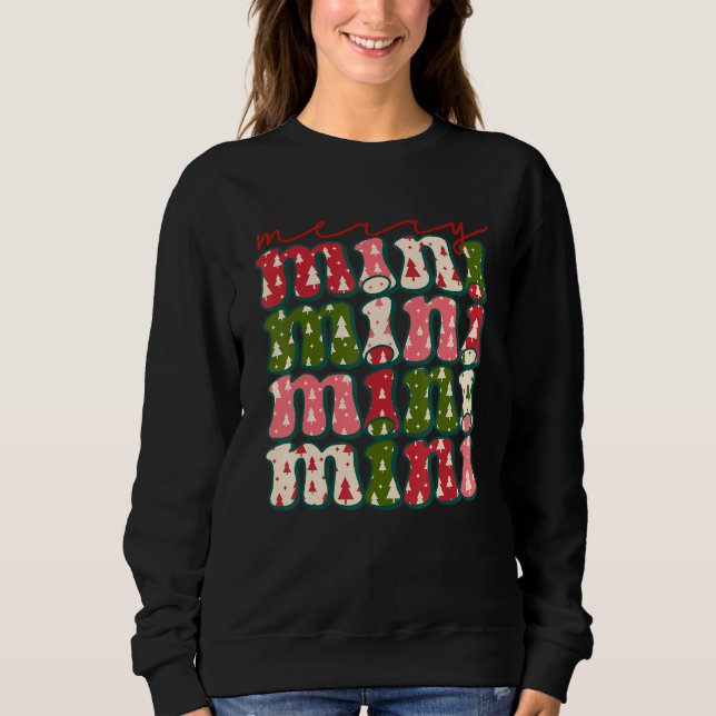 Moletom Western Boho Retro Christmas Mimi Mom Mother (Frente)