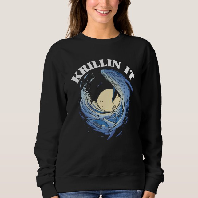 Moletom Whale Watcher Krillin It (Frente)