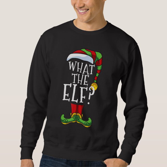 Moletom What The Elf Family Matching Christmas   Pajama (Frente)