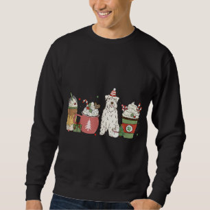 Moletom Wheaten Terrier Café Winter Christmas Dog Mãe Ho
