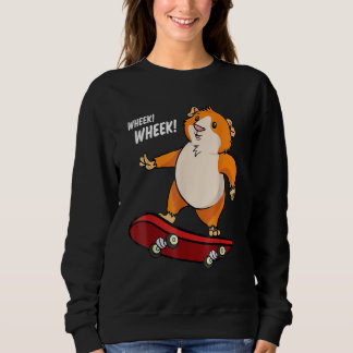 Moletom Wheek Wheek Guinea Pig Skateboard Skateboarder