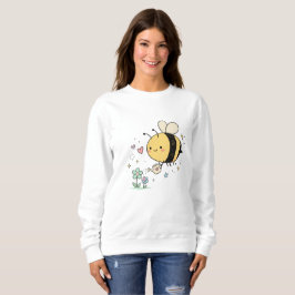 Moletom Whimsical Bumblebee Floral Art Lovers