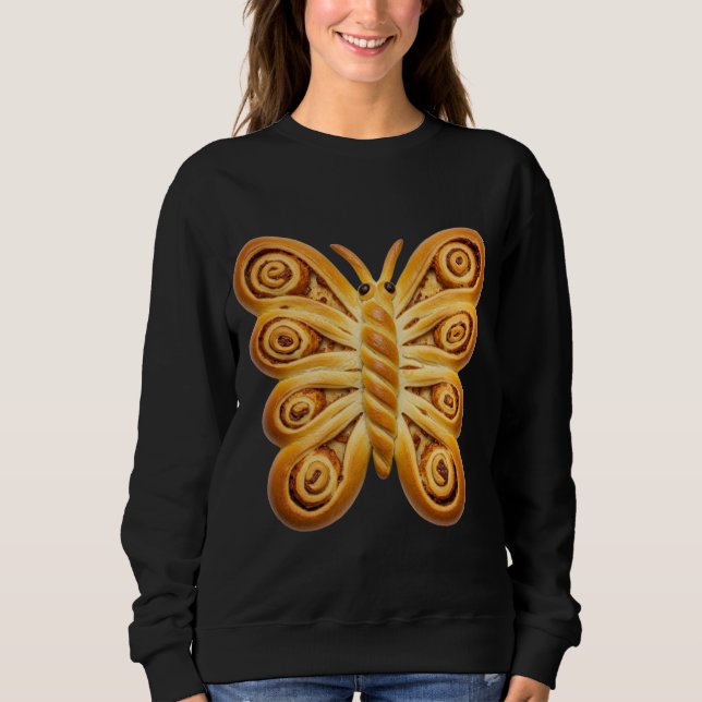Moletom Whimsical Danish Pastry Butterfly (Frente)