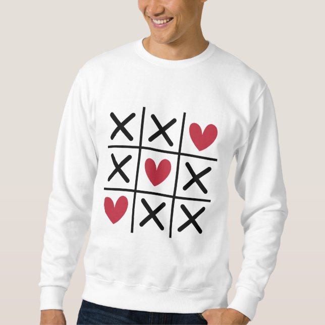 Moletom Whimsical Tic Tac Toe Wonderland (Frente)