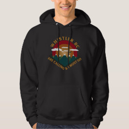 Moletom Whistler bc Canada Hoodie