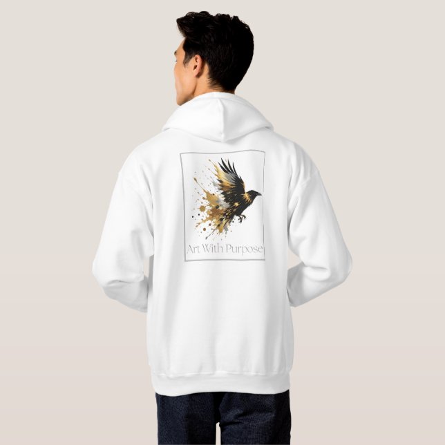 Moletom White & Gold Design Collection (Parte Traseira Completa)