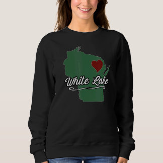 Moletom WHITE LAKE  Wisconsin WI USA  City State Souvenir