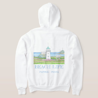 Moletom White Lighthouse Women's Hoodie Sweatshirt
