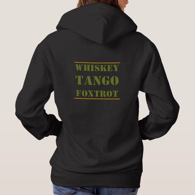 Moletom Whkey Tango Foxtrot WTF (Verso)
