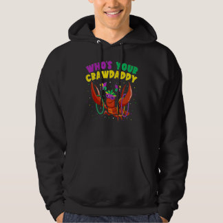 Moletom Who's Your Crawdaddy Crawfish Jester Beads  Mardi 