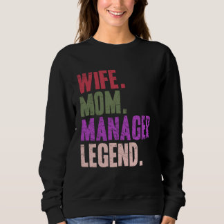 Moletom Wife Mom Manager Manager Mother