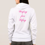 Moletom Wifey para Lifey Hoody<br><div class="desc">Esta é uma maldição adorável para a noiva recém-casada que diz, "Wifey for Lifey" em escrita divertida. É um presente de excelente para o chá de panela, e torna o cabelo, maquiagem e mudanças muito mais fáceis no dia do casamento. Role para baixo para ver outros itens bonitos da Wifey....</div>