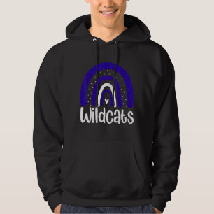 Moletom Wilcats School Sports Fan Team Spirit Rainbow