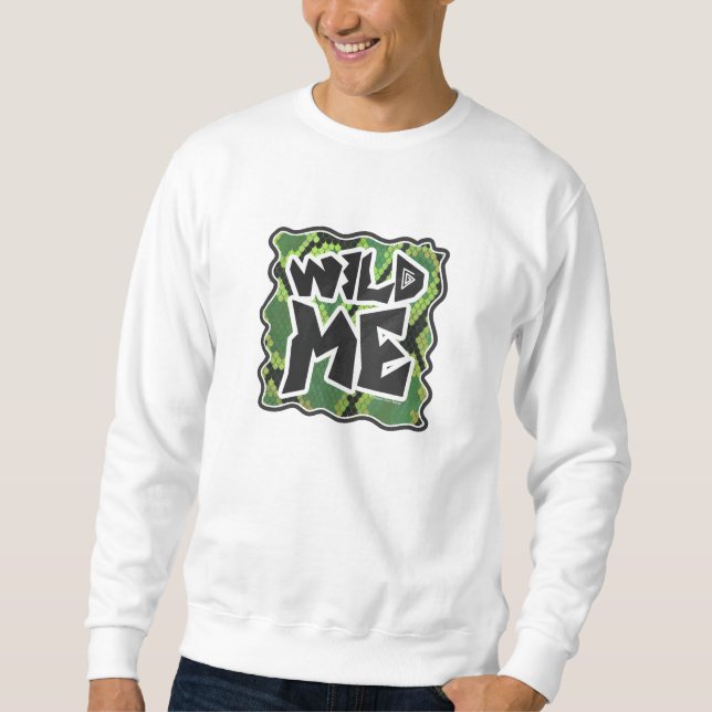 Moletom Wild Me Cobra Black and Green Impressão (Frente)
