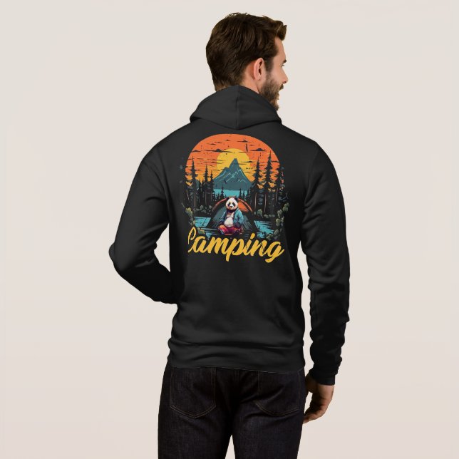 Moletom Wilderness Whisper – The Camping Bear Adven (Parte Traseira Completa)
