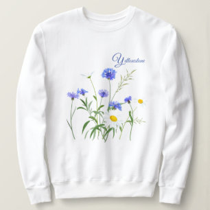 Moletom Wildflowers do Camisola-Yellowstone das mulheres