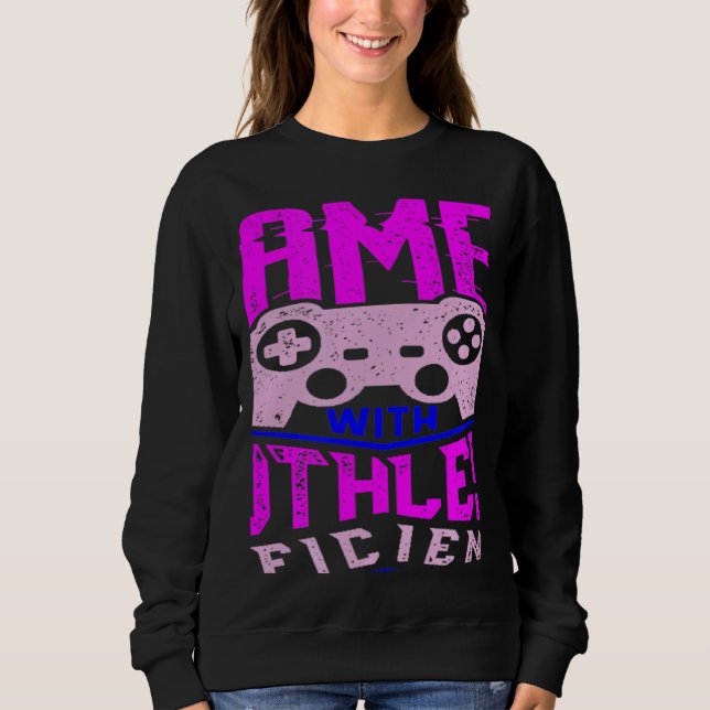 Moletom WIN GAMES WITH RUTHLESS EFFICIENCY  Gaming (Frente)