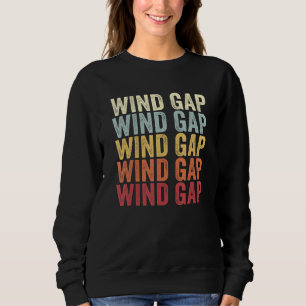 Moletom Wind Gap Pensilvânia Wind Gap PA Retro Antigo Te
