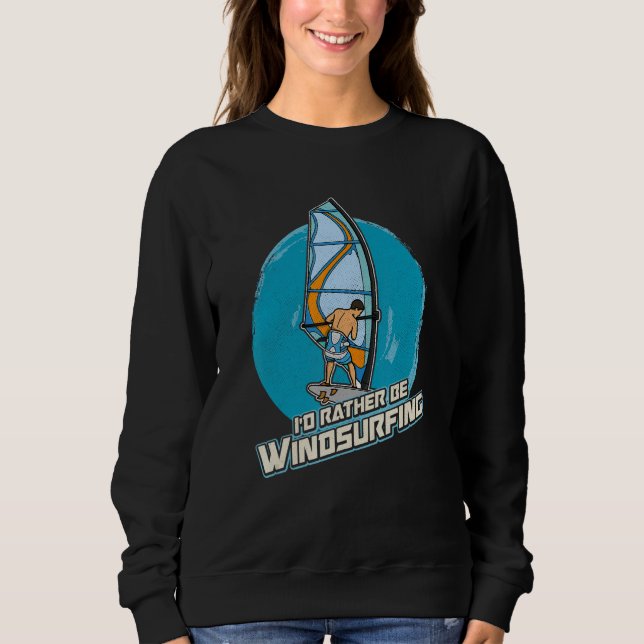 Moletom Windsurfing Sailing Surfing Sea Saying 7 (Frente)