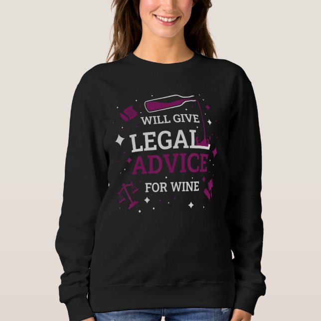 Moletom Wine Lawyer  Lawyer (Frente)