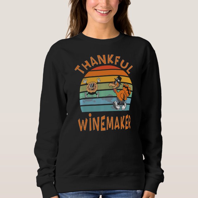 Moletom Winemaker Job  Thanksgiving (Frente)