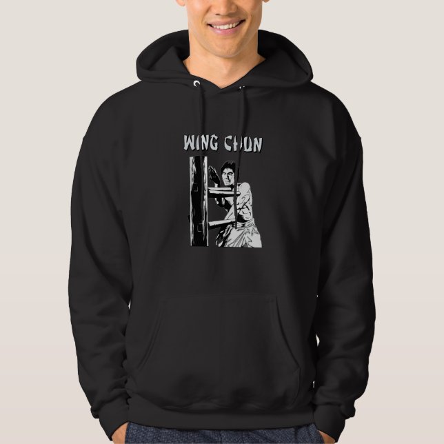 Moletom Wing Chun Kung Fu artes marciais tee (Frente)