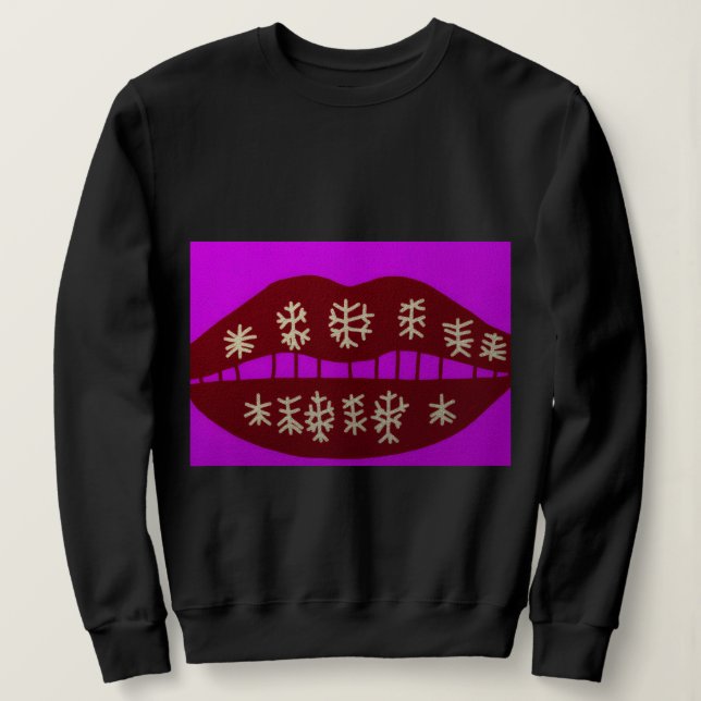 Moletom Winter Holiday Smile Sweatshirt (Frente do Design)