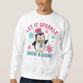 Moletom Winter Sparkle Penguin Shirt – Fun Holiday