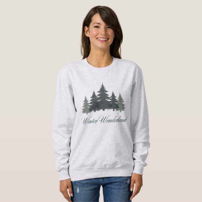 Moletom Winter Wonderland Women's sweatshirt (Frente Completa)