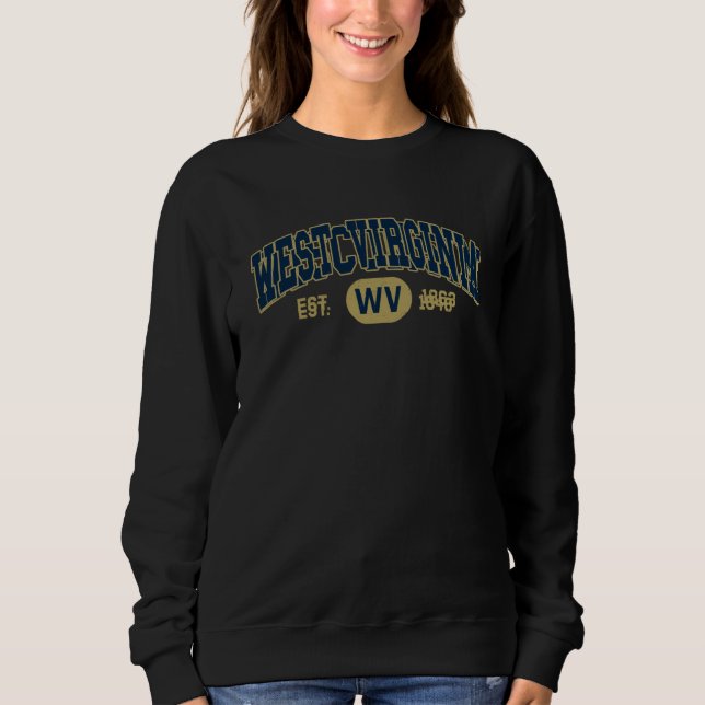 Moletom Wisconsin Classic Collegiate Varsity Style COZY (Frente)