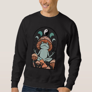 Moletom Witchy Goblincore Sapo Estético Toad Mushroom Vin