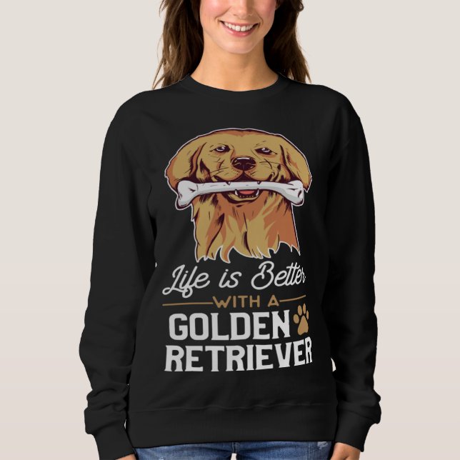 Moletom With A Golden Retriever Golden Lab Owner 1 (Frente)