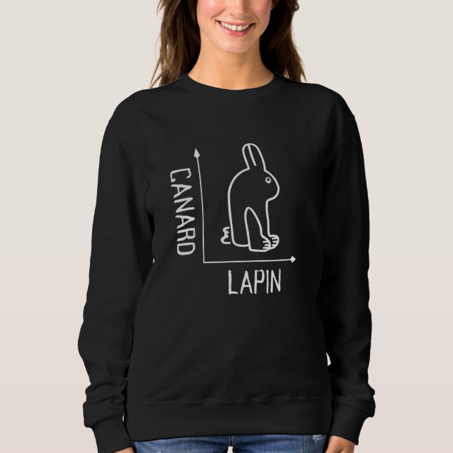 Moletom Wittgenstein Rabbit Duck Philosopher (Frente)